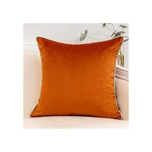 Yangest Funda de cojín de terciopelo con rayas doradas_2