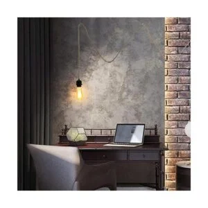 Cable de luz colgante de 15 pies kit de luz colgante con_4