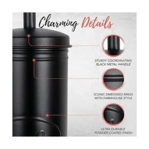 Autumn Alley Juego de escobillas y soporte de baño de_3