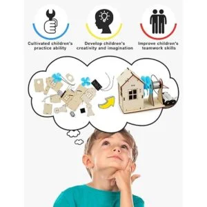 Juego de 4 kits STEM kit de construcción de experimentos_2