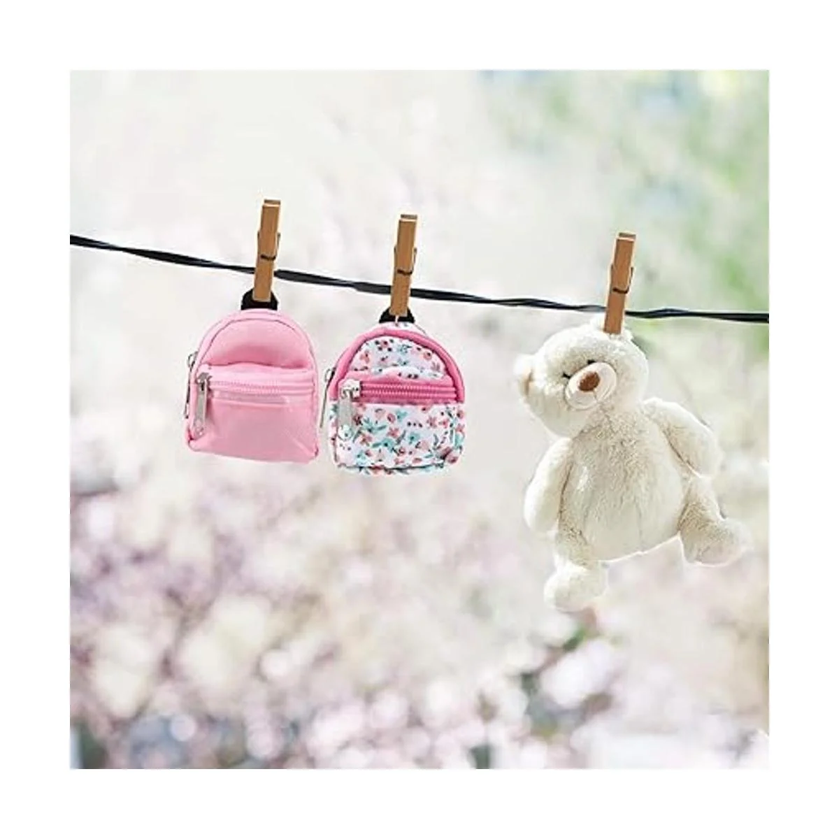 10 piezas de mochilas para muñecas bolsas de muñeca mini_4