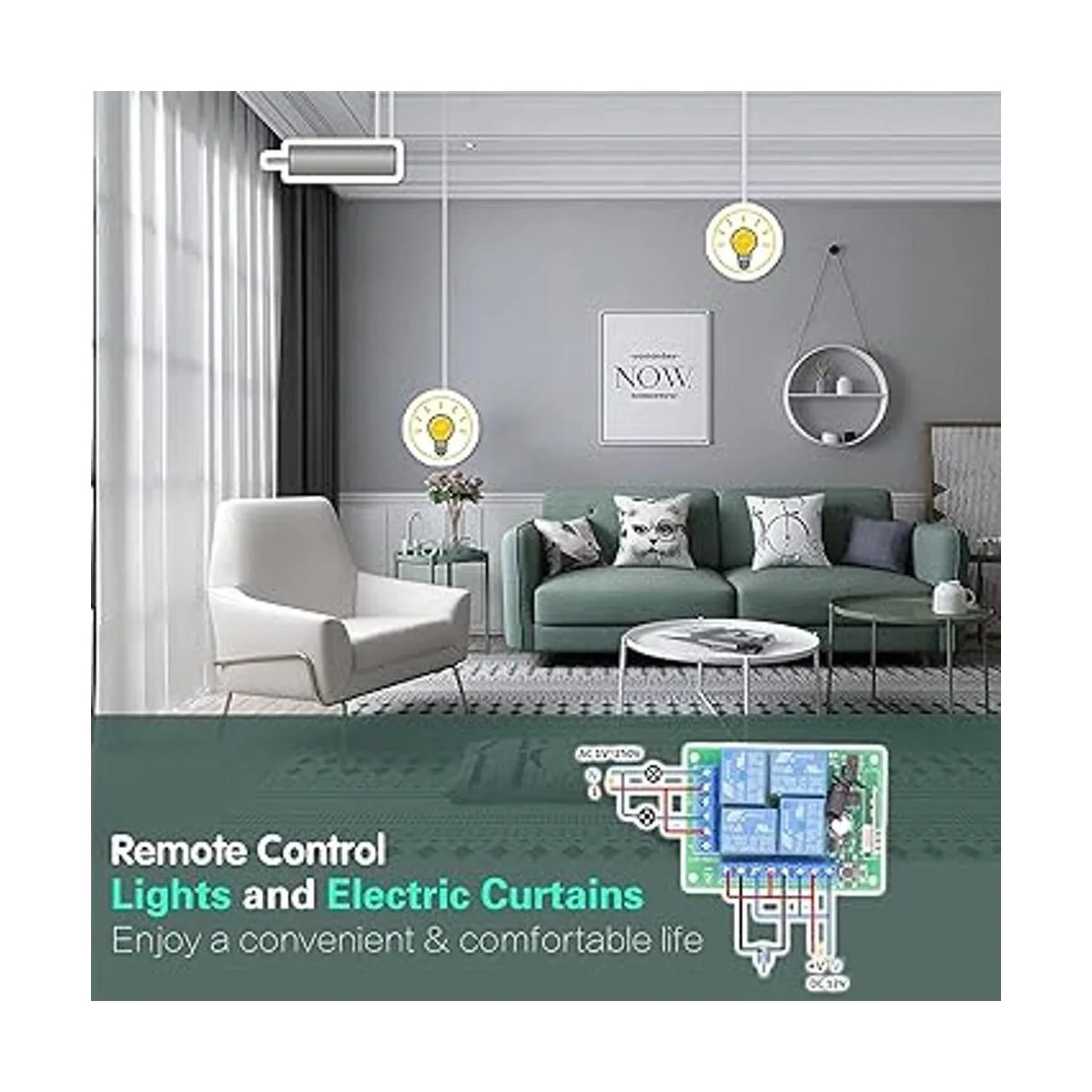 DieseRC Interruptor de control remoto inalámbrico de 12 V_3