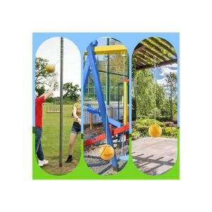 Trymaker Juego de tetherball bolas de sujeción y cuerda_2