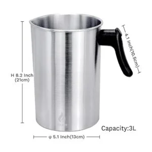 AGLARY Olla de vertido para hacer velas jarra de cera de_2