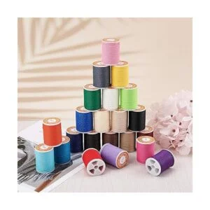 OLYCRAFT Cordón de poliéster encerado de 264 yardas 0.039_6