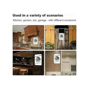 Divertido letrero de metal con cita de baño decoración de_5