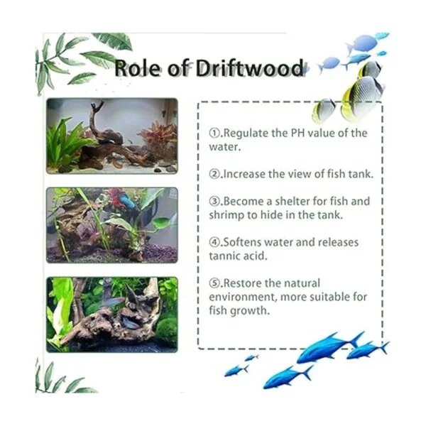 Tfwadmx Natural Driftwood Aquarium Decor Wood Branches_4