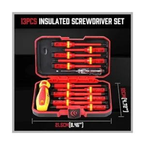 SEDY Juego de destornilladores eléctricos aislados de 1000_7