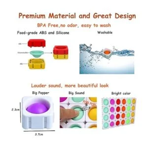 Ejanmilar 24 piezas de bloques para la ansiedad juguete_3