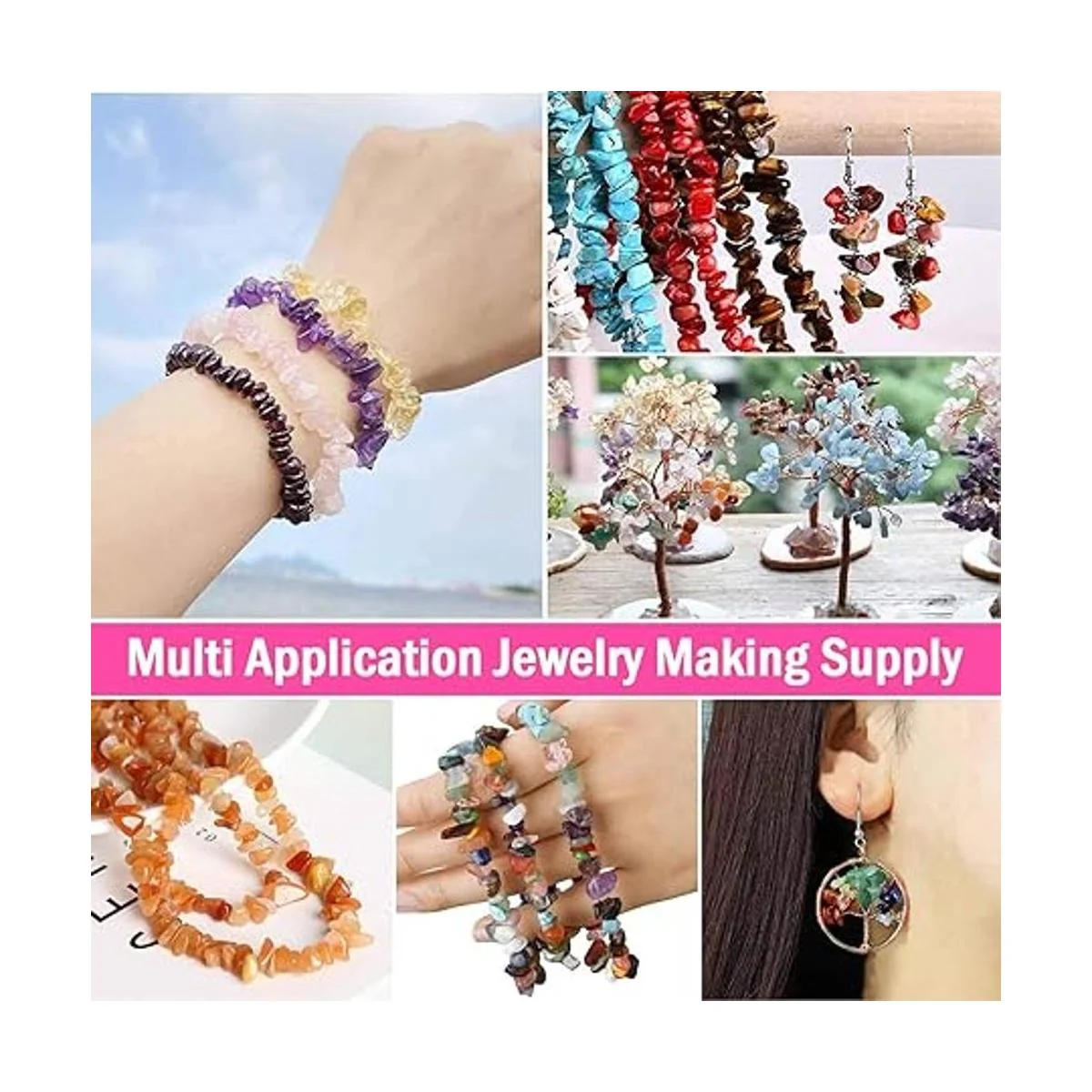 Kit de fabricación de joyas de cristal con 24 colores de_6