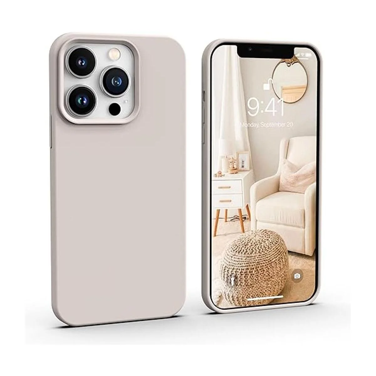 IceSword Funda para iPhone 13 Pro Stone de 6.1 pulgadas_1