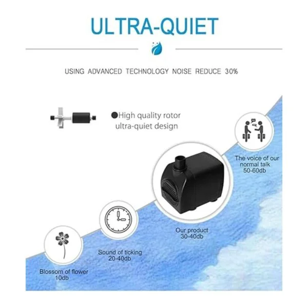 songlong Bomba sumergible ultra silenciosa con protección_4