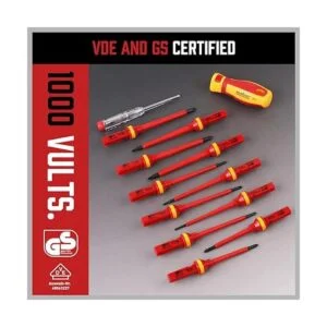 SEDY Juego de destornilladores eléctricos aislados de 1000_6