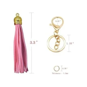 PAMIR TONG Juego de 100 borlas de piel de gamuza sintética_3