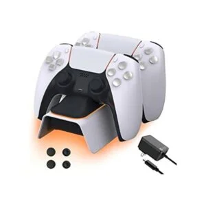 NexiGo Cargador de controlador PS5 con kit de agarre para_1