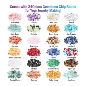 Kit de fabricación de joyas de cristal con 24 colores de_3