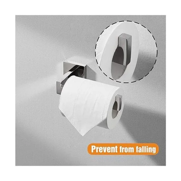 HITSLAM Portarrollos de papel higiénico cromado de acero_2