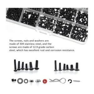 WEISHUJI Juego universal de tornillos RC de 500 piezas_2