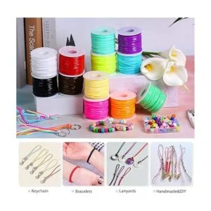 Mckanti Cordón de plástico 12 paquetes de cordón de_4