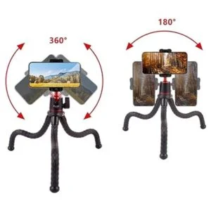 Famall Trípode de cámara soporte de trípode flexible_6