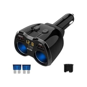 Divisor de encendedor de cigarrillos de 150 W cargador de_1
