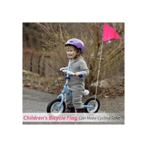 Tatuo 2 banderas de seguridad para bicicleta de 6 pies con_5