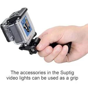 Suptig Luz LED de video regulable luces blancas luces_7