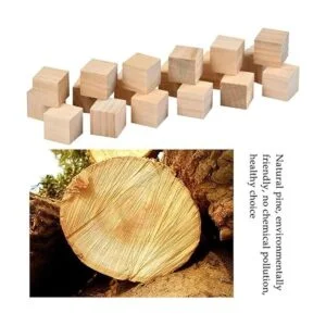 BUYGO O 50 cubos de madera de 1.5 pulgadas bloques de_4