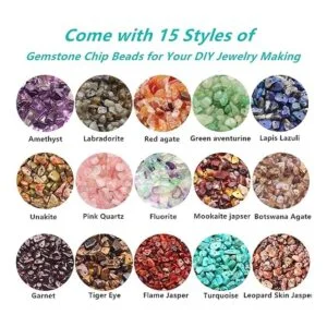 GangGangHao Cuentas de piedra de astillas naturales_2