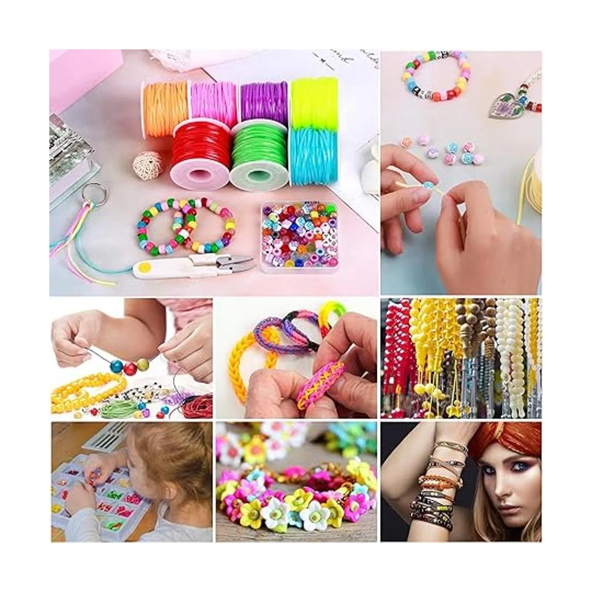 Mckanti Cordón de plástico 12 paquetes de cordón de_7