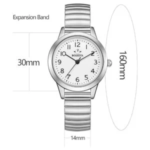 BOSHIYA Reloj de banda de expansión ultra fino fácil de_3