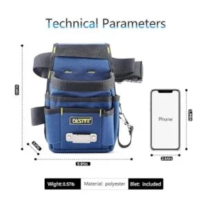 FASITE Bolsa de herramientas con cinturón de 8 bolsillos_5