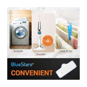 Blue Stars Almohadilla de microfibra para limpiador de_5