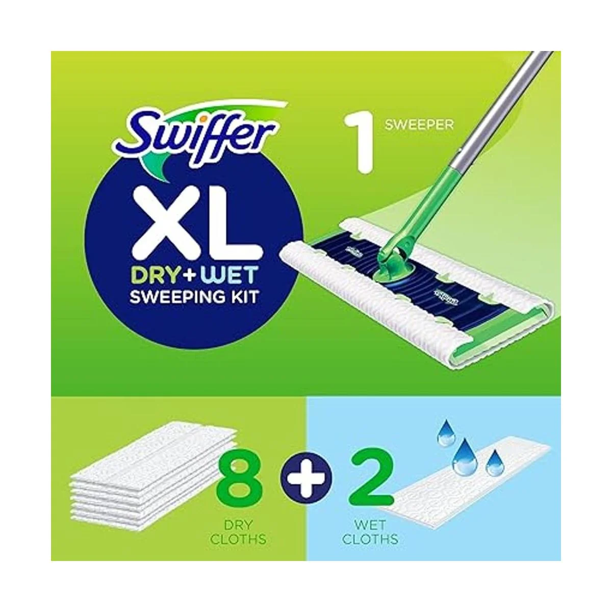 Swiffer Sweeper Dry Wet XL Kit de barrido 1 barredora_3