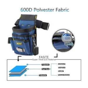 FASITE Bolsa de herramientas con cinturón de 8 bolsillos_2