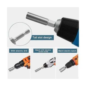 Paquete de 3 destornilladores de tuerca hexagonal de 14_7