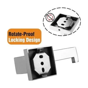 HITSLAM Portarrollos de papel higiénico cromado de acero_4