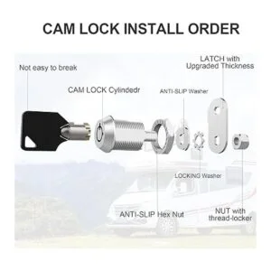 Paquete de 6 cerraduras de almacenamiento mejoradas para_7