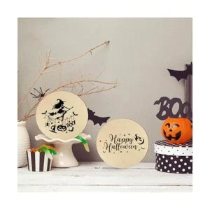 60 piezas de círculos de madera sin terminar de 5 pulgadas_4