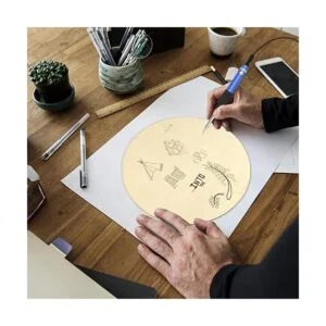 60 piezas de círculos de madera sin terminar de 5 pulgadas_7