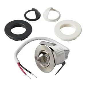 Mini empotrable regulable LED Puck Light blanco brillante_1