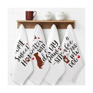 Divertidas toallas de cocina para perros divertidas_5