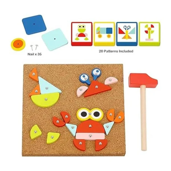 TOOKYLAND Tap Tap Games Juguetes juego de martillo y_3