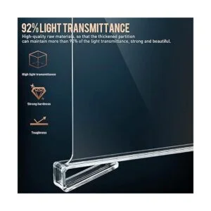 Hekmaden Divisores de estantes acrílicos para organización_5