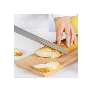Cortador de pan largo serrado de acero inoxidable para pan_5