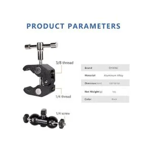 QYXINC Adaptador de brazo mágico para cámara réflex_7