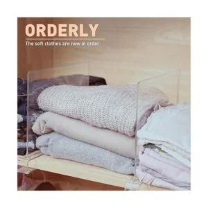 Hekmaden Divisores de estantes acrílicos para organización_3