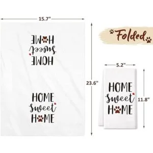 Divertidas toallas de cocina para perros divertidas_3