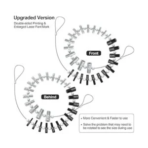 CKE Comprobador de rosca de tuerca y perno pulgadas y_2
