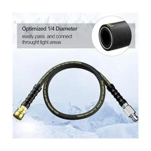 POHIR Manguera de látigo de lavadora a presión de 5 pies_6